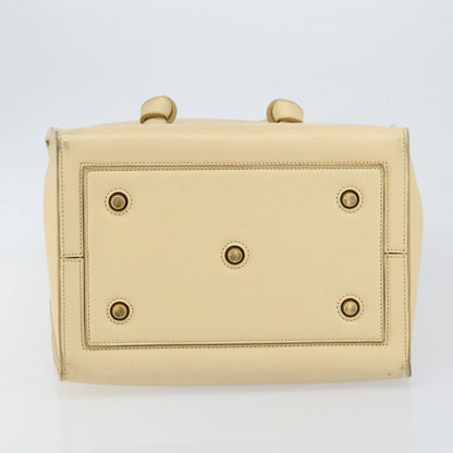 Celine Tie Tote Leather, Beige, Leather, Tote Bag