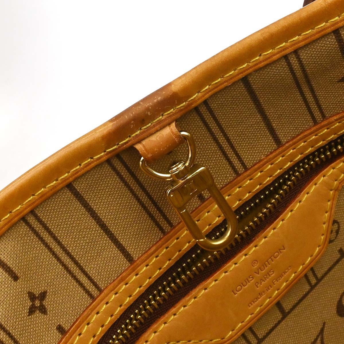 Louis Vuitton Neverfull Monogram Canvas, Brown, Canvas, Tote Bag