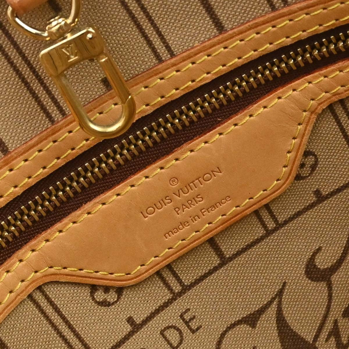 Louis Vuitton Neverfull Monogram Canvas, Brown, Canvas, Tote Bag
