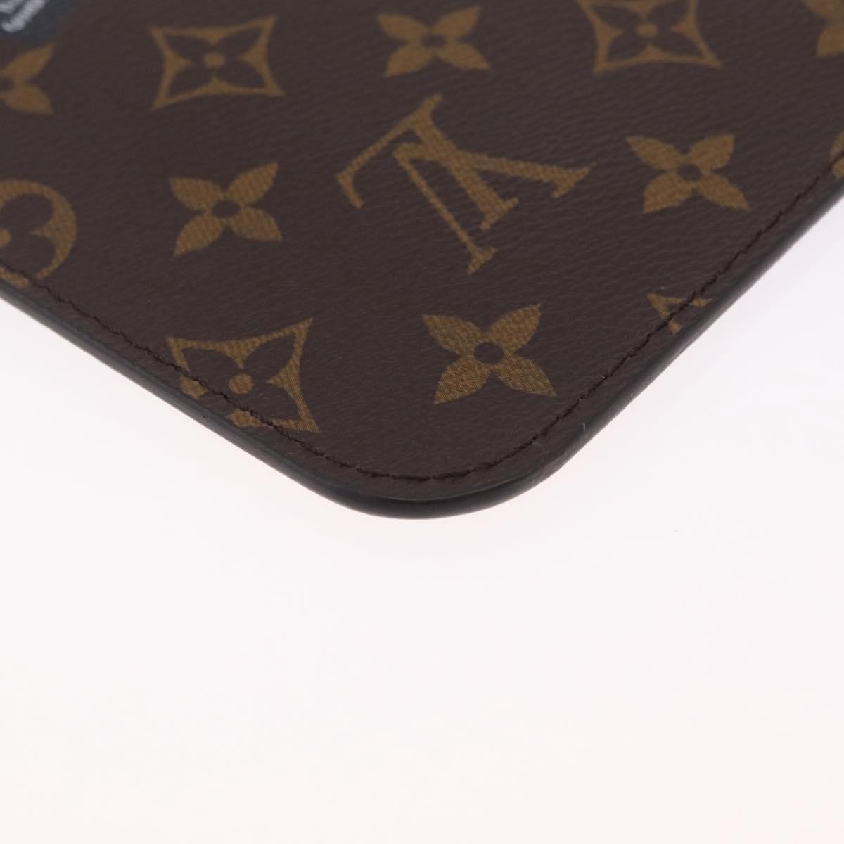 Louis Vuitton Neverfull Pochette Limited Edition World Tour Monogram Canvas, Brown, Canvas, Clutch
