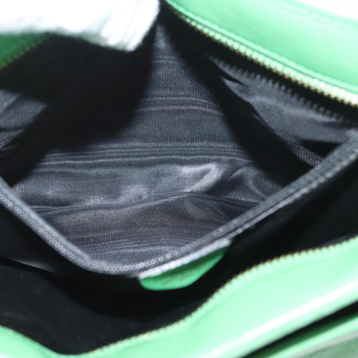 Celine Vintage Leather, Green, Leather, Shoulder Bag