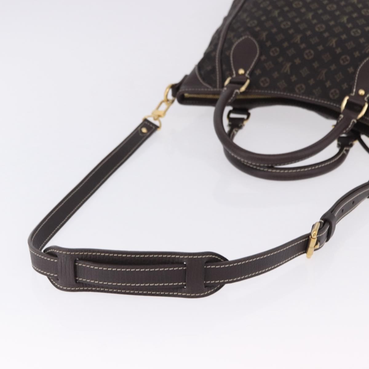 Louis Vuitton Angele Mini Lin, Brown, Canvas, Handbag