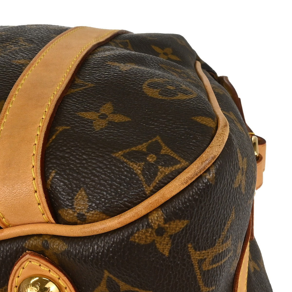 Louis Vuitton Stresa Monogram Canvas, Brown, Canvas, Handbag