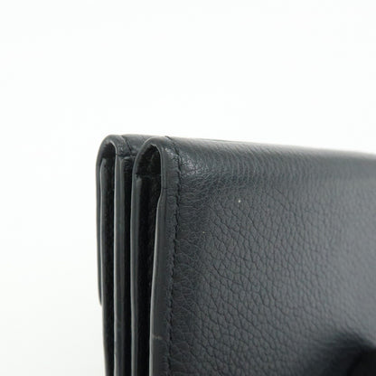 Louis Vuitton Lockmini Leather, Black, Leather, Wallet