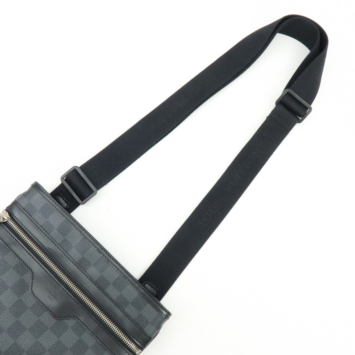 Louis Vuitton Thomas Damier Graphite, Black, Canvas, Handbag