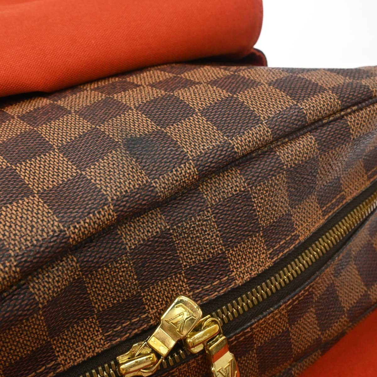 Louis Vuitton Naviglio Damier Ebene, Brown, Canvas, Shoulder Bag