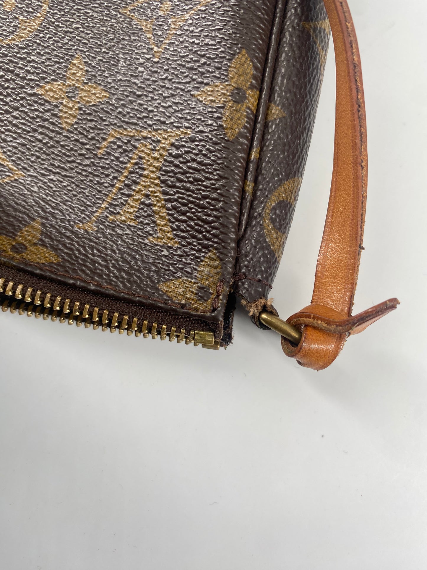 Louis Vuitton Pochette Accessoires Monogram Canvas, BROWN, CANVAS, Bag