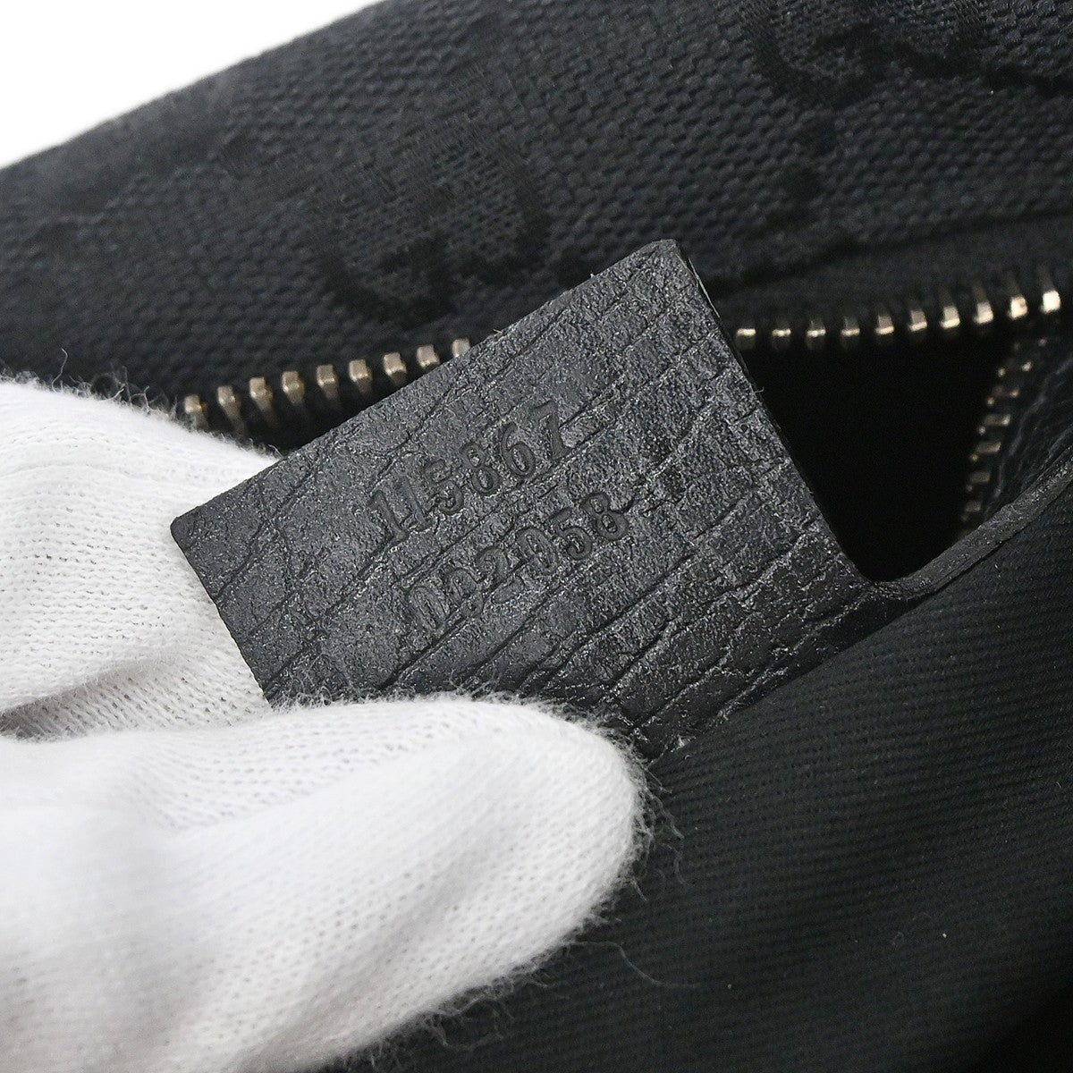 Gucci Horsebit Hobo GG Canvas, Black, Canvas, Handbag