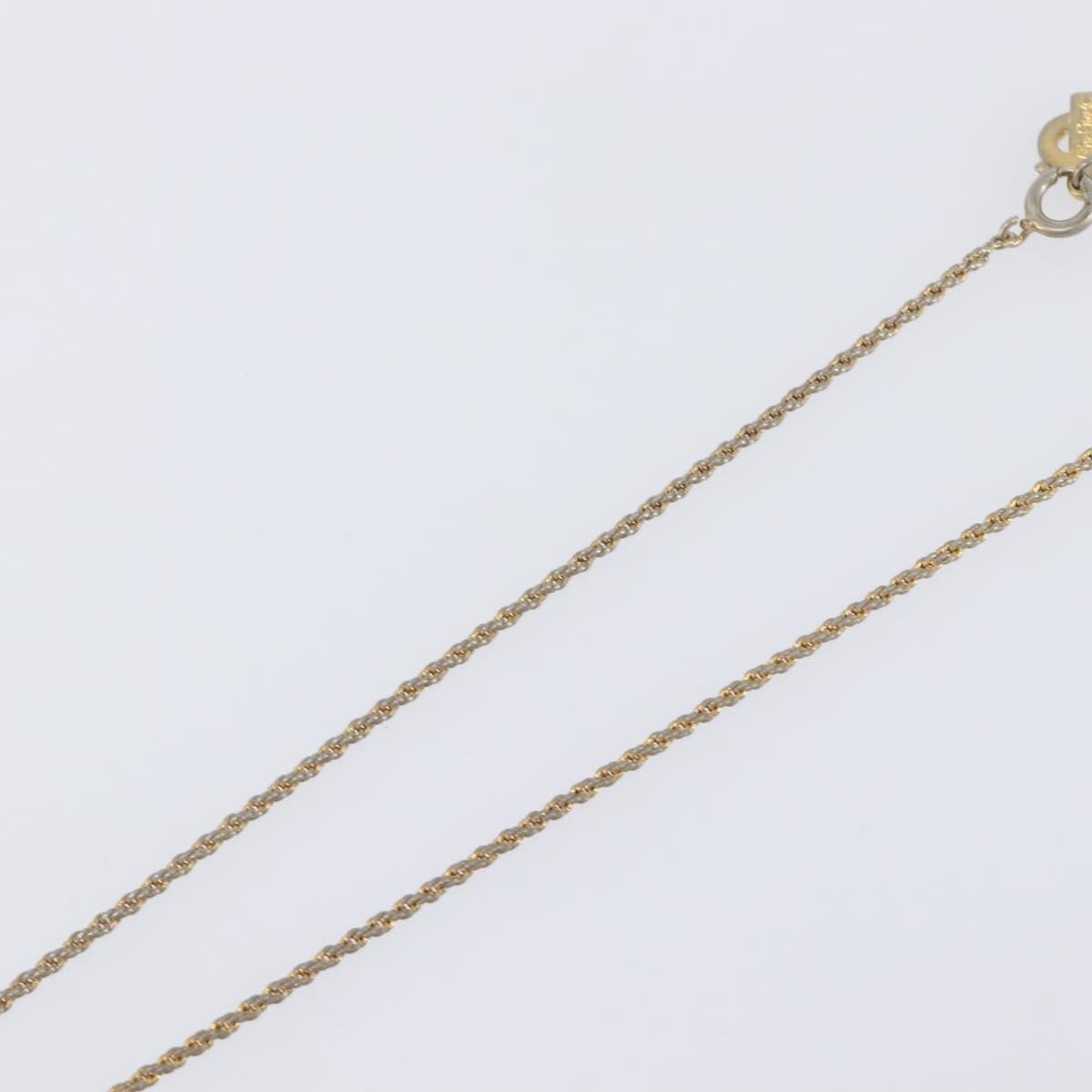 Christian Dior Vintage CD Pendant Metal, Gold, Metal, Necklace