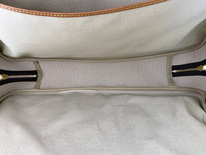 Louis Vuitton Alize Monogram, Brown, Canvas, Travel Bag
