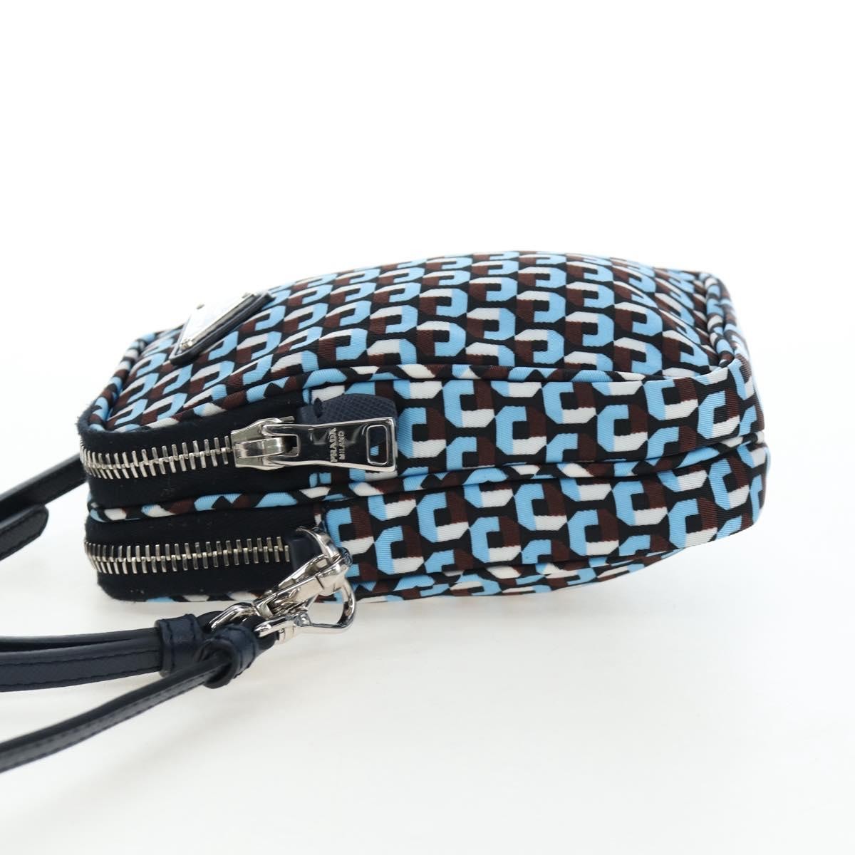 Prada Vintage Tessuto, Blue, Nylon, Shoulder Bag