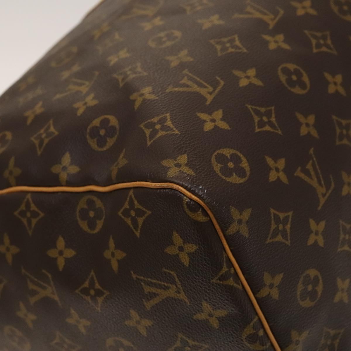 Louis Vuitton Keepall Bag Monogram Canvas, BROWN, CANVAS, Travel bag