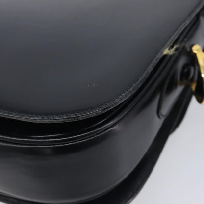 Celine Horse Carriage Leather, Black, Leather, Shoulder Bag