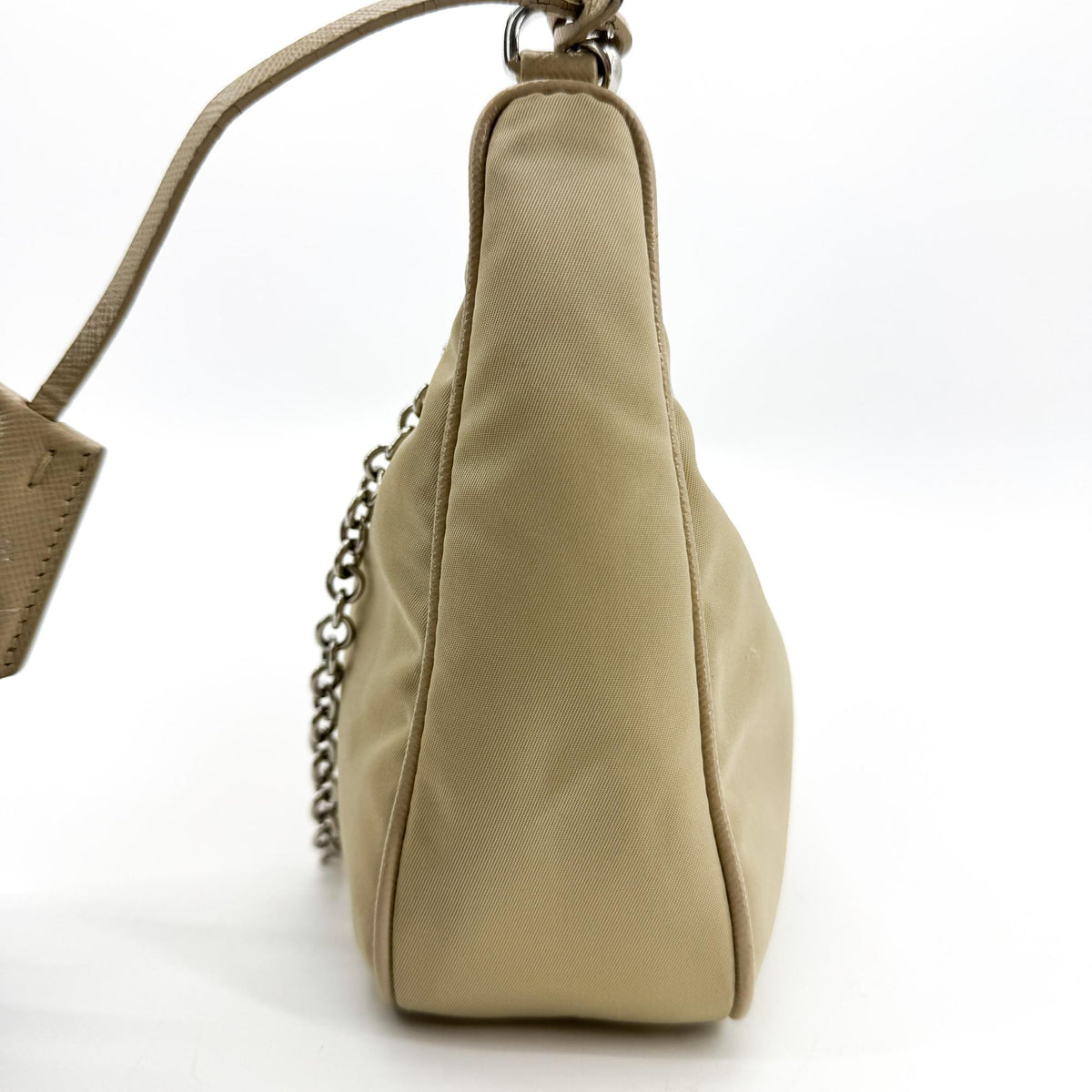 Prada Re-Edition 2005 Tessuto, Beige, Nylon, Shoulder Bag