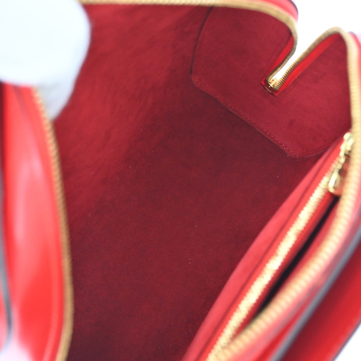 Louis Vuitton Pont Neuf Epi Leather, Red, Leather, Handbag