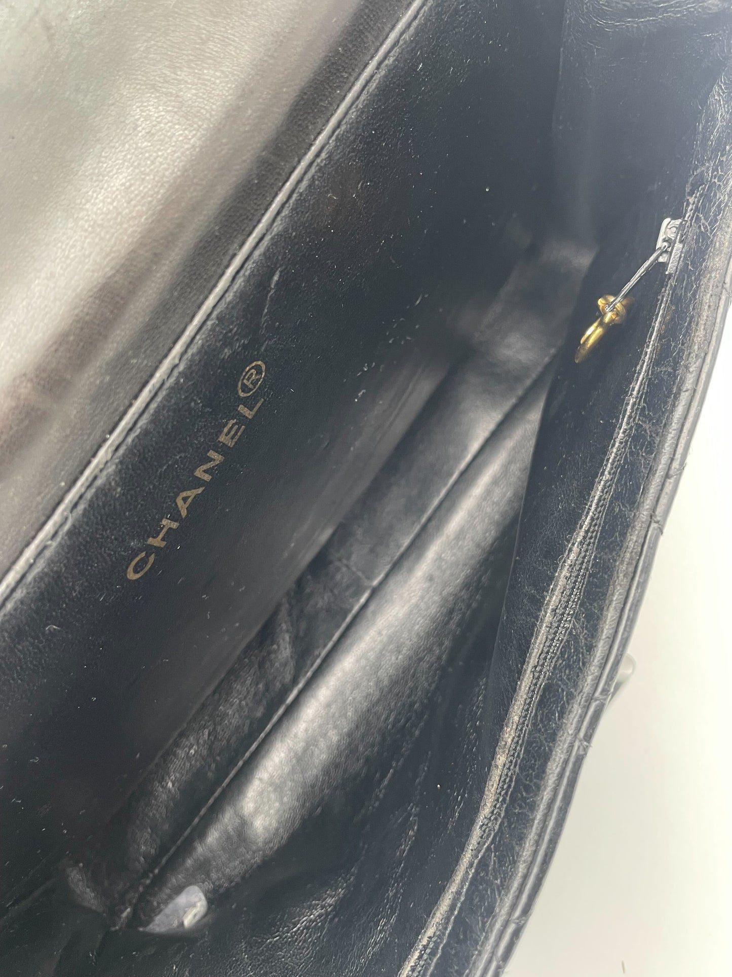 Chanel CHANEL - VTG 1996 Patent leather, BLACK, PATENT_LEATHER, Handbag