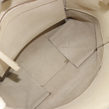 Celine Vertical Bi-Cabas Tote Leather, Beige, Leather, Tote Bag