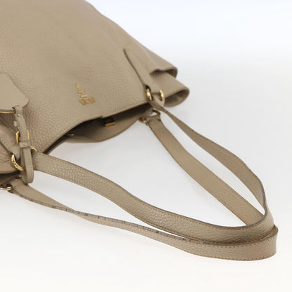 Prada Side Pocket Convertible Vitello Daino, Beige, Leather, Tote Bag