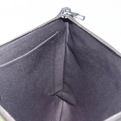 Louis Vuitton Pochette A4 Rainbow Taiga Leather, Black, Leather, Clutch