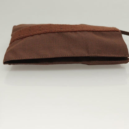 Hermes Herline Canvas, Brown, Canvas, Crossbody Bag
