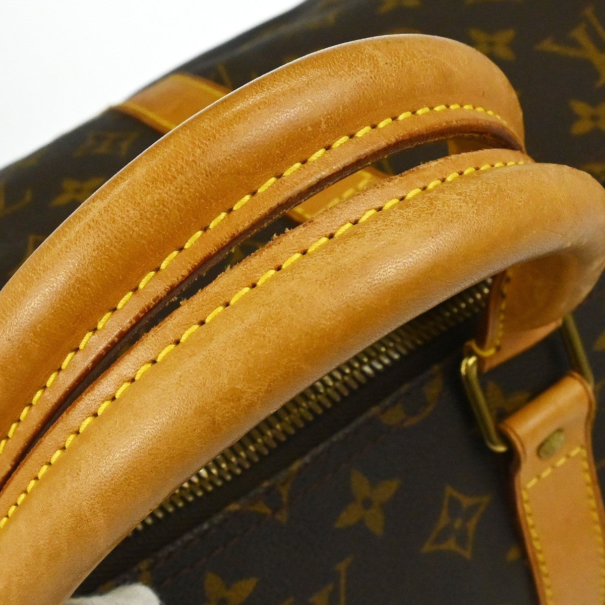 Louis Vuitton Keepall Monogram, Brown, Canvas, Travel Bag