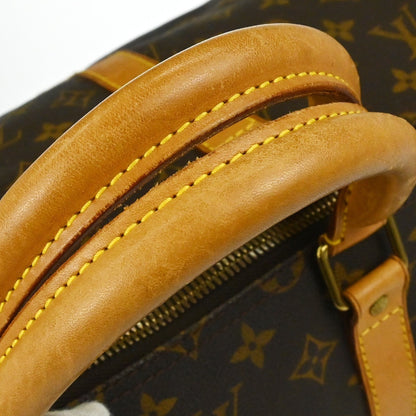 Louis Vuitton Keepall Monogram, Brown, Canvas, Travel Bag