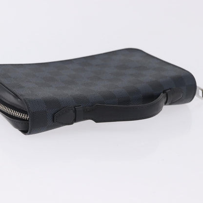Louis Vuitton Zippy XL Damier Leather, Black, Canvas, Wallet