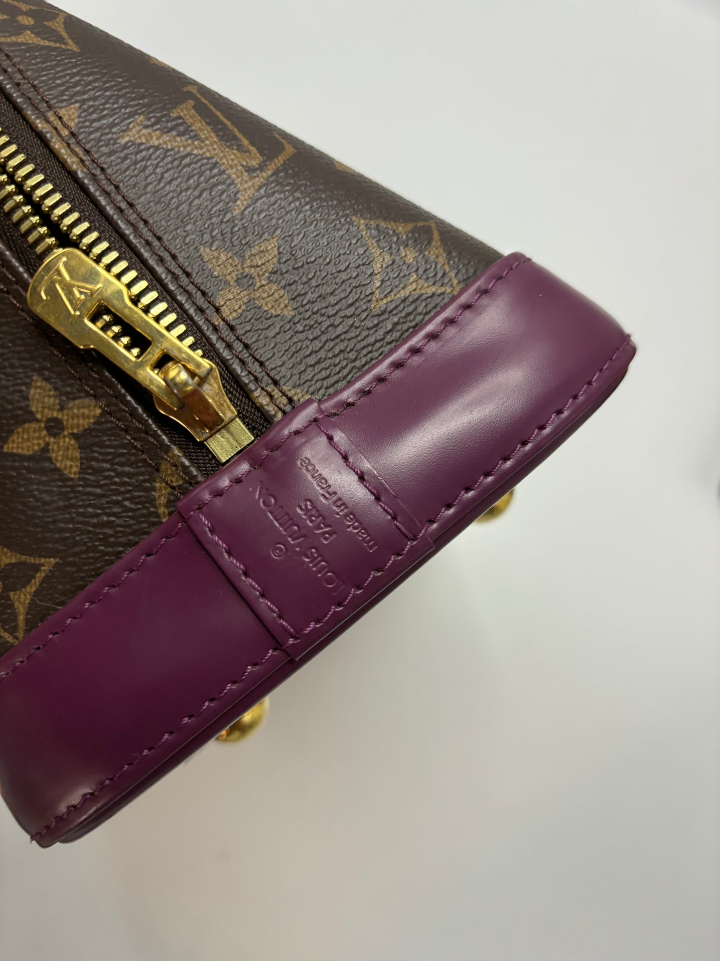 Louis Vuitton Alma Limited Edition Totem Monogram Canvas with Leather, Multicolour, Canvas, Handbag