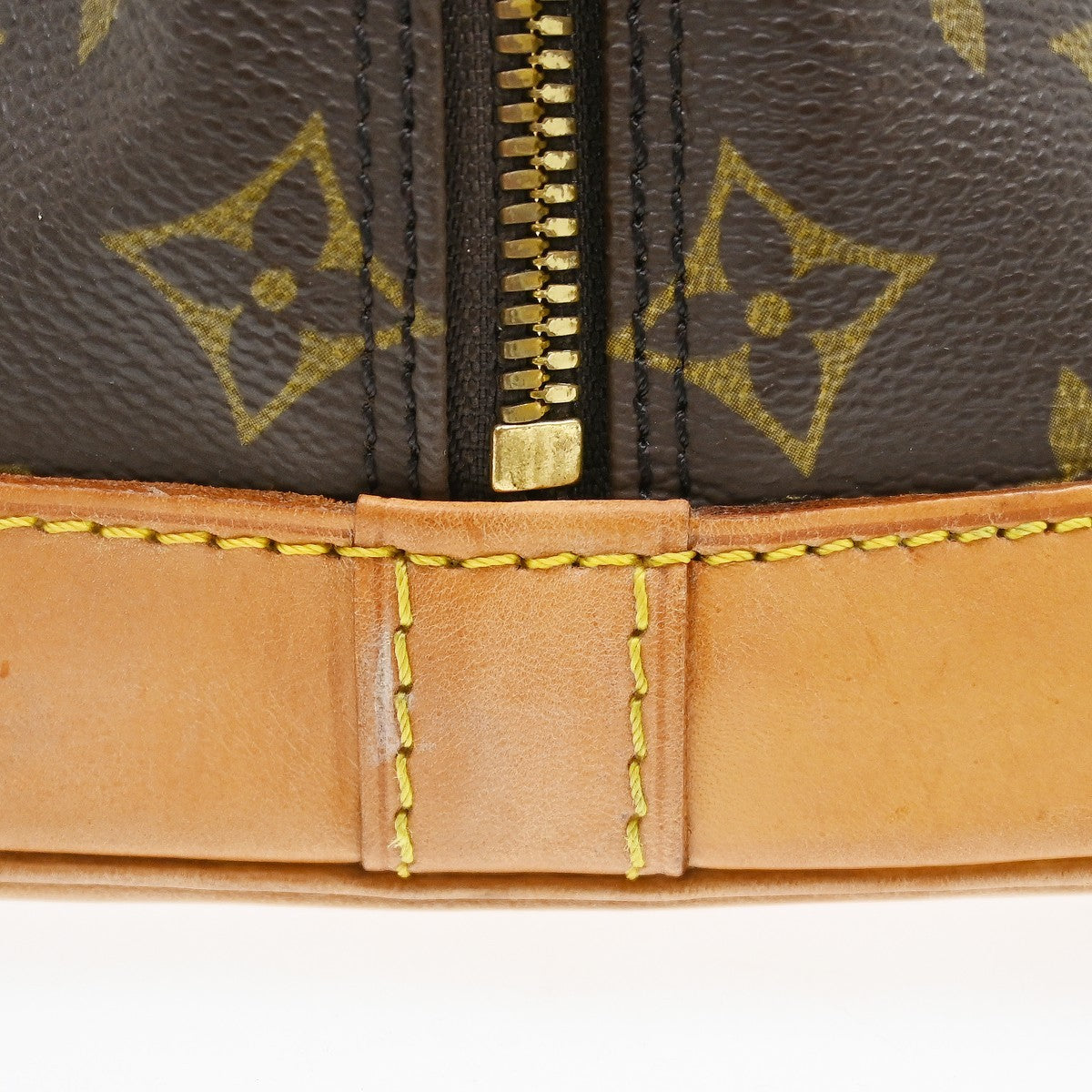 Louis Vuitton Alma Monogram, Brown, Canvas, Handbag