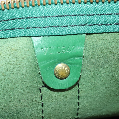 Louis Vuitton Keepall Epi Leather, Green, Leather, Travel Bag
