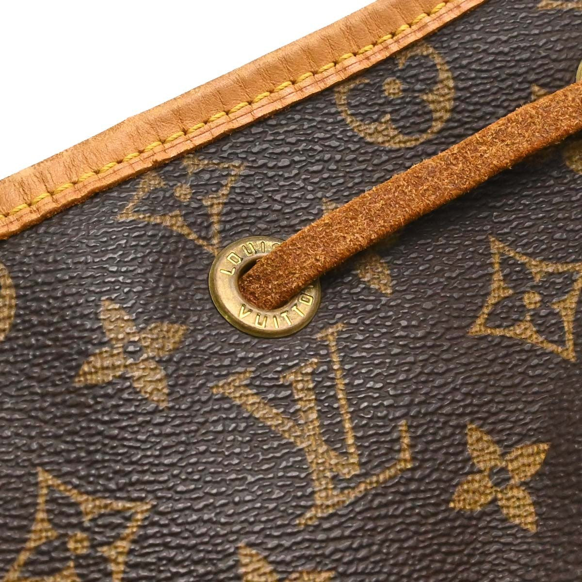 Louis Vuitton Vintage Montsouris Monogram Canvas, Brown, Canvas, Backpack