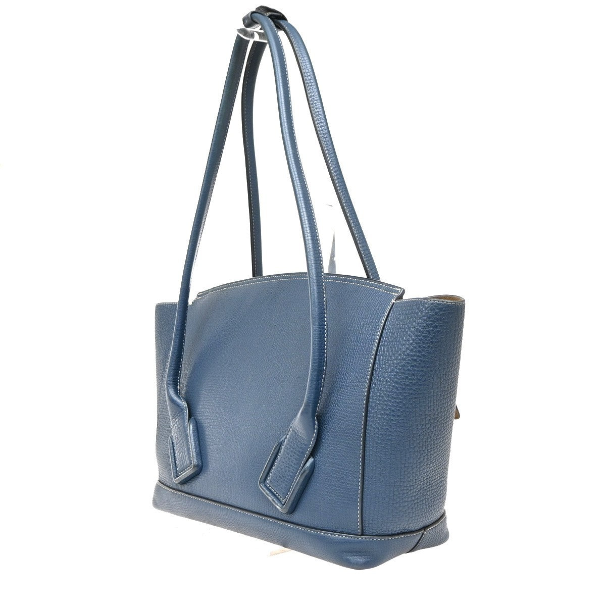 Bottega Veneta Arco Grainy Leather, Navy, Leather, Tote Bag