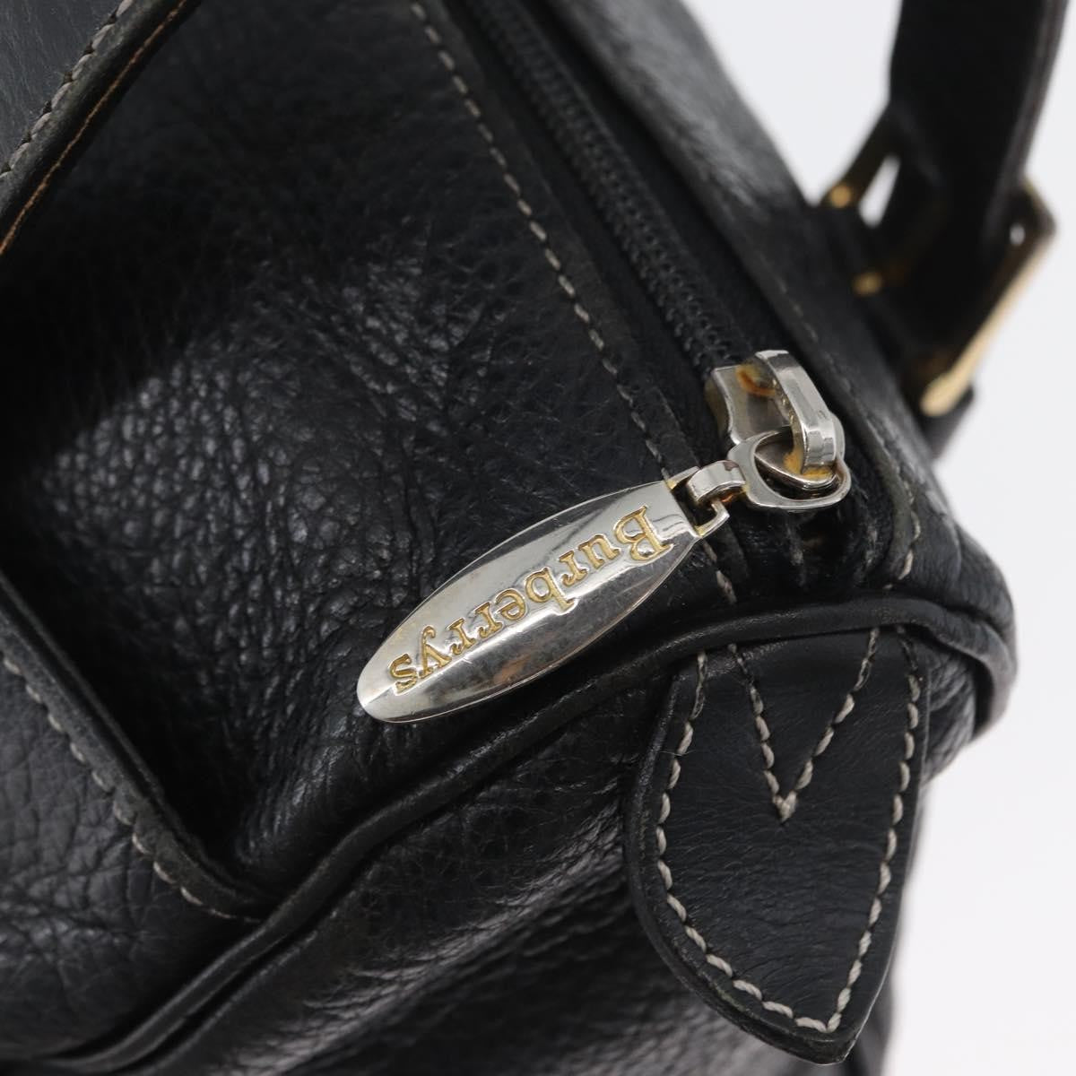 Burberry Vintage Leather, Black, Leather, Handbag