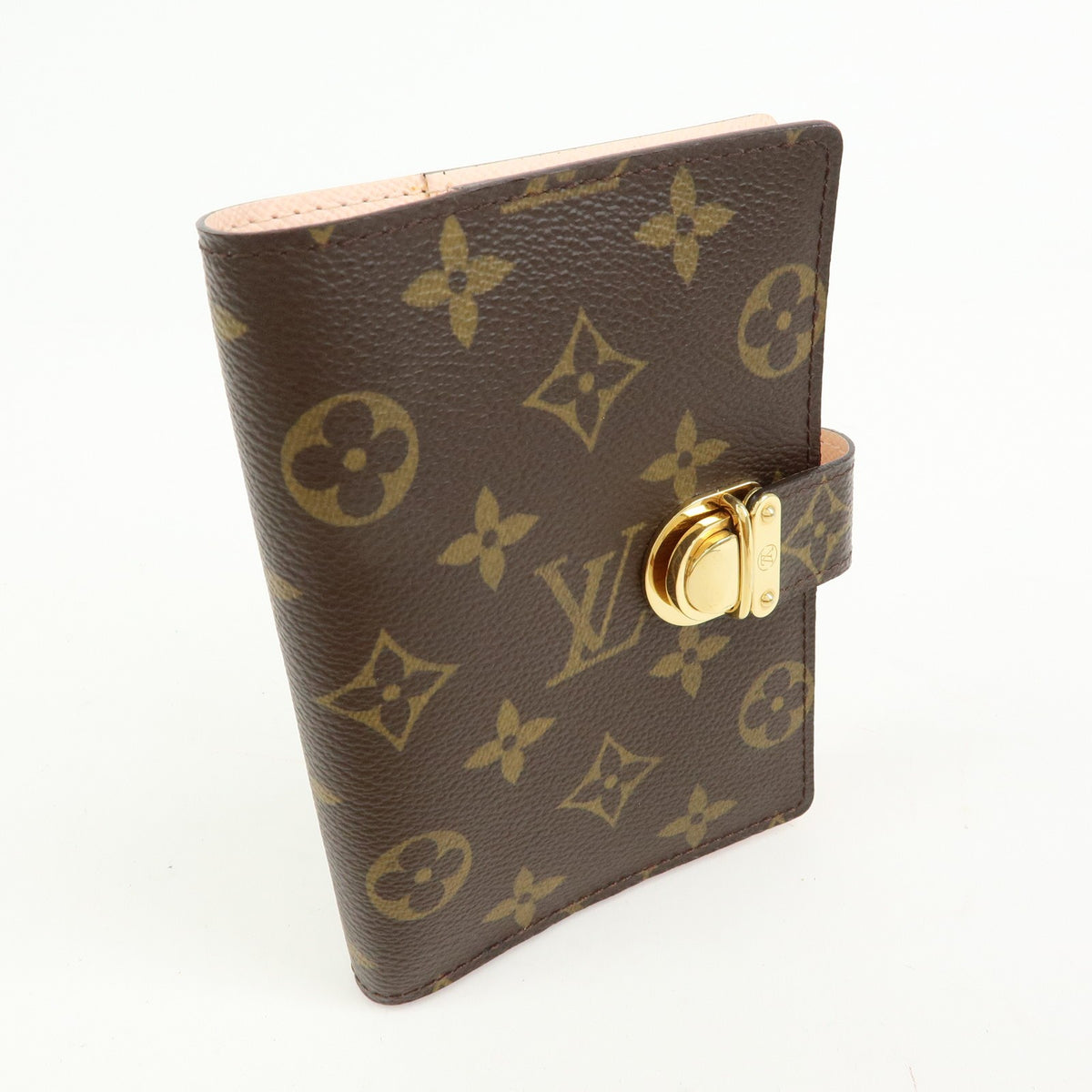 Louis Vuitton Koala Ring Agenda Cover Monogram Canvas, Brown, Canvas, Briefcase