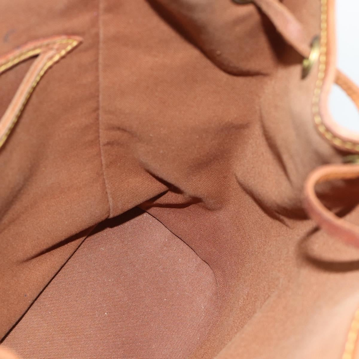 Louis Vuitton Vintage Montsouris Monogram Canvas, Brown, Canvas, Backpack