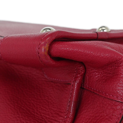 Loewe Amazona Leather, Red, Leather, Handbag