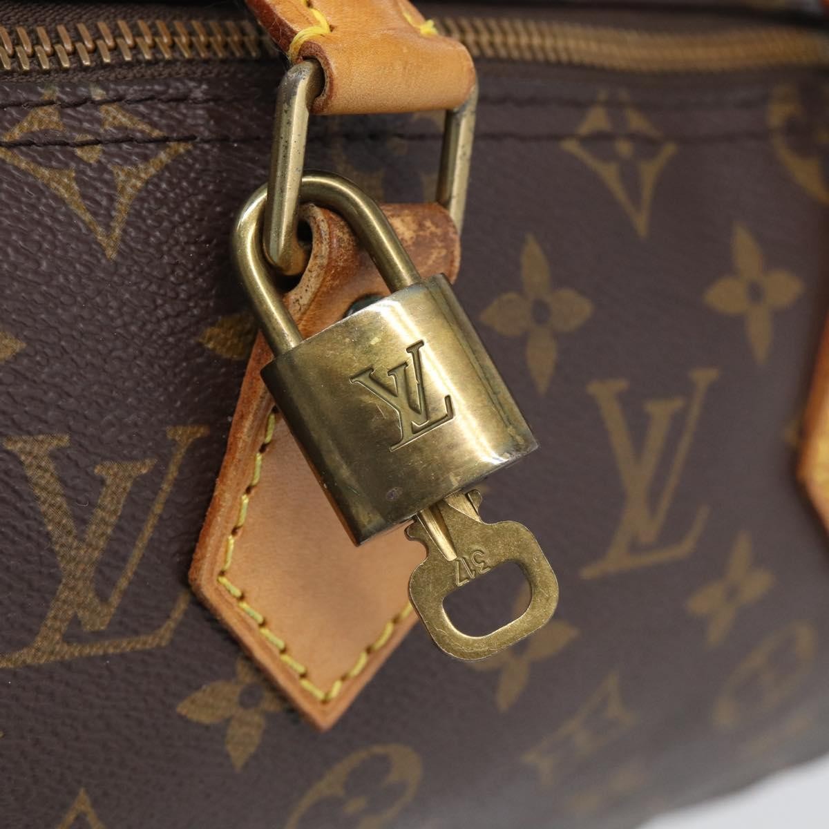 Louis Vuitton Speedy Monogram Canvas, Brown, Canvas, Handbag