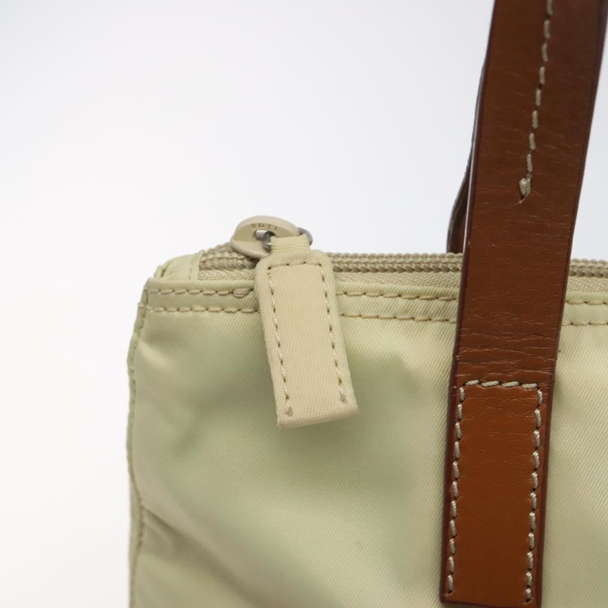 Prada Vintage Tote Tessuto, White, Nylon, Tote Bag
