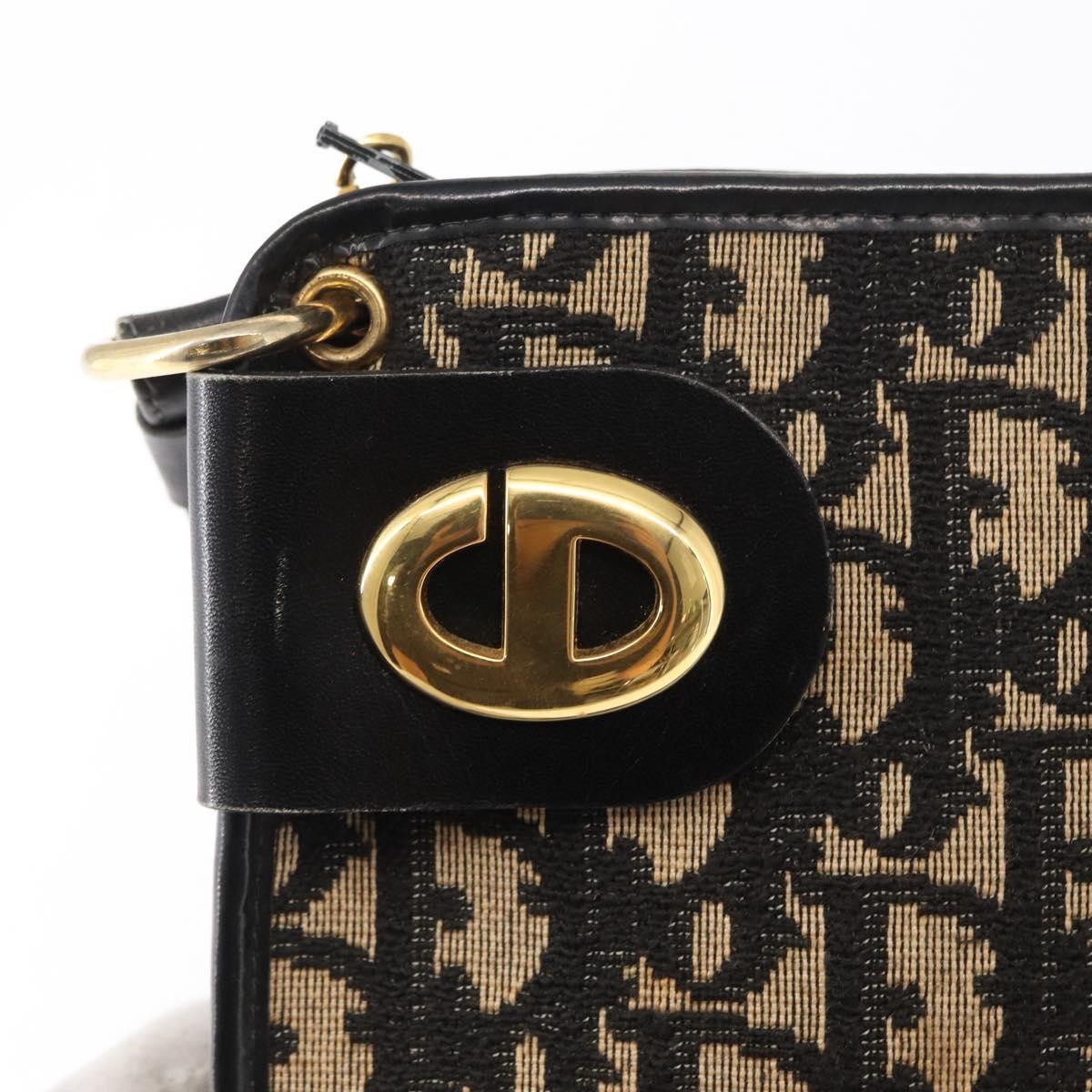 Christian Dior Vintage CD trotter Canvas, Black, Canvas, Shoulder Bag