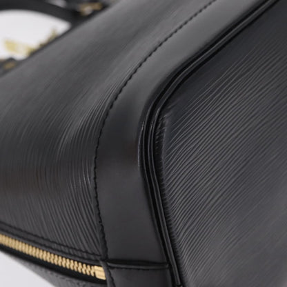 Louis Vuitton Alma Epi Leather, Black, Leather, Handbag