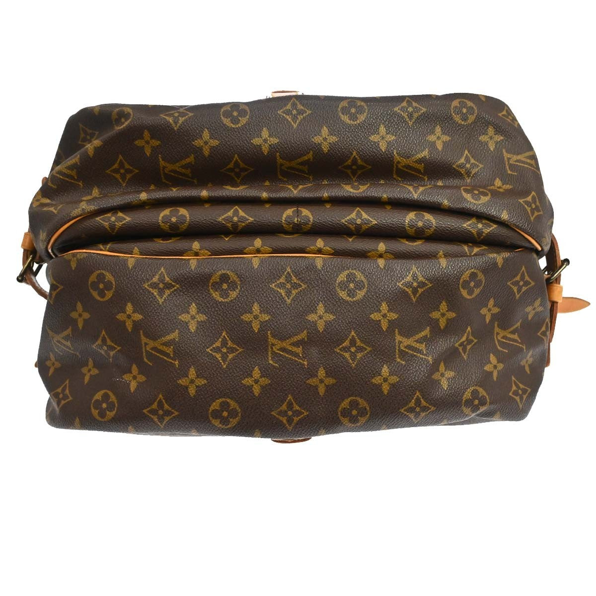 Louis Vuitton Saumur Monogram Canvas, Brown, Canvas, Shoulder Bag