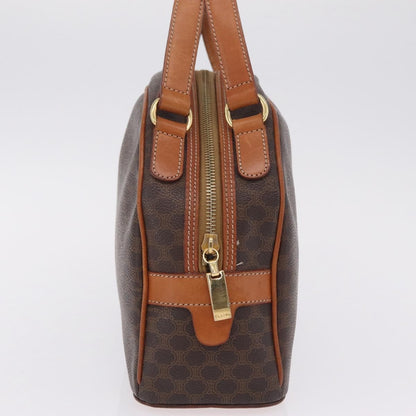 Celine Vintage Handbag Toile Céline, Brown, Canvas, Handbag