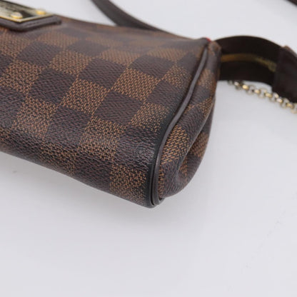 Louis Vuitton Eva Damier, Brown, Canvas, Handbag