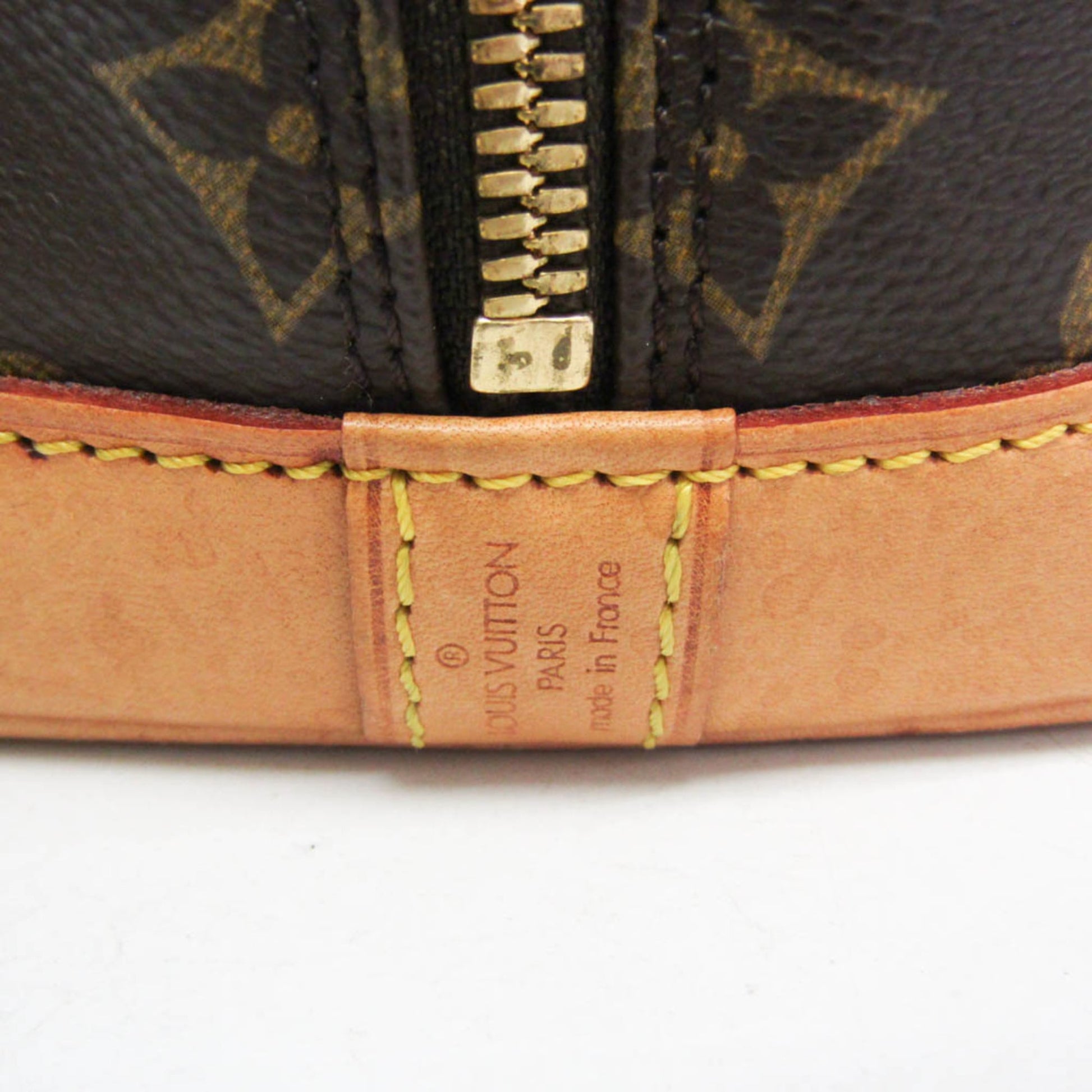 Louis Vuitton Alma Monogram, Brown, Canvas, Handbag