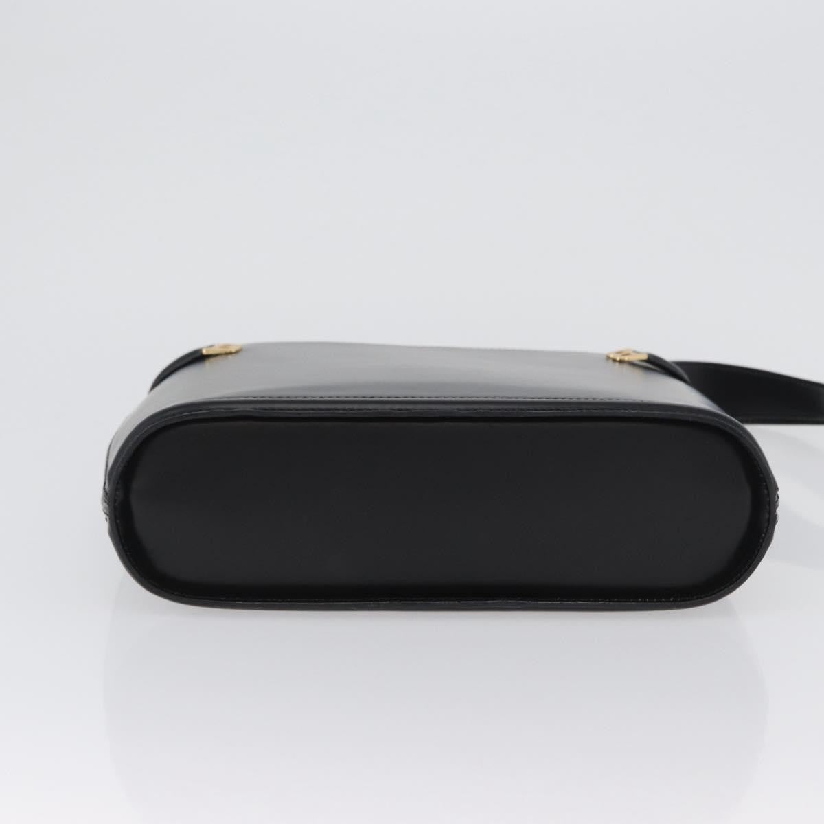 Bally Vintage Leather, Black, Leather, Shoulder Bag