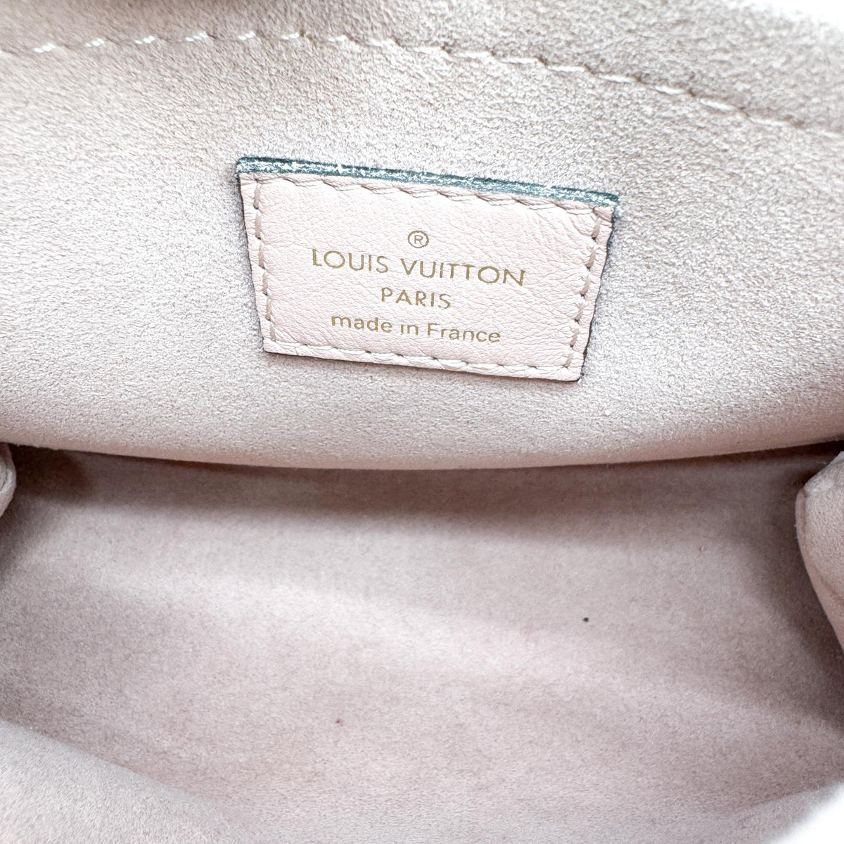 Louis Vuitton Braided Handle Locky Monogram Canvas with Leather, Brown, Canvas, Handbag