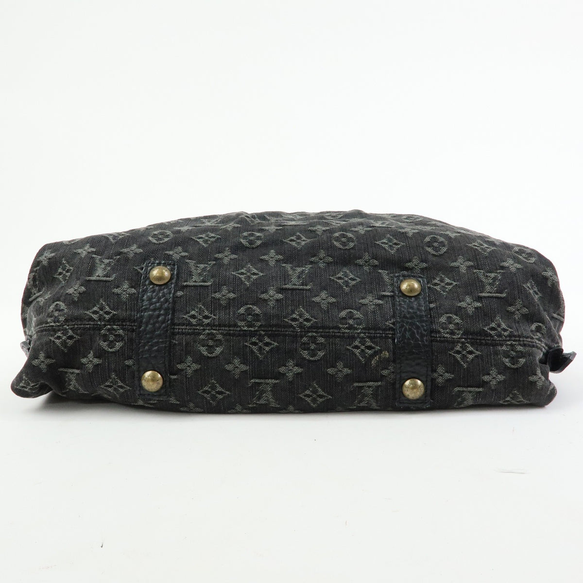 Louis Vuitton Neo Cabby Monogram Denim, Black, Denim, Handbag