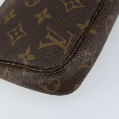 Louis Vuitton Pochette Accessoires Monogram Canvas, BROWN, CANVAS, Clutche & pouche
