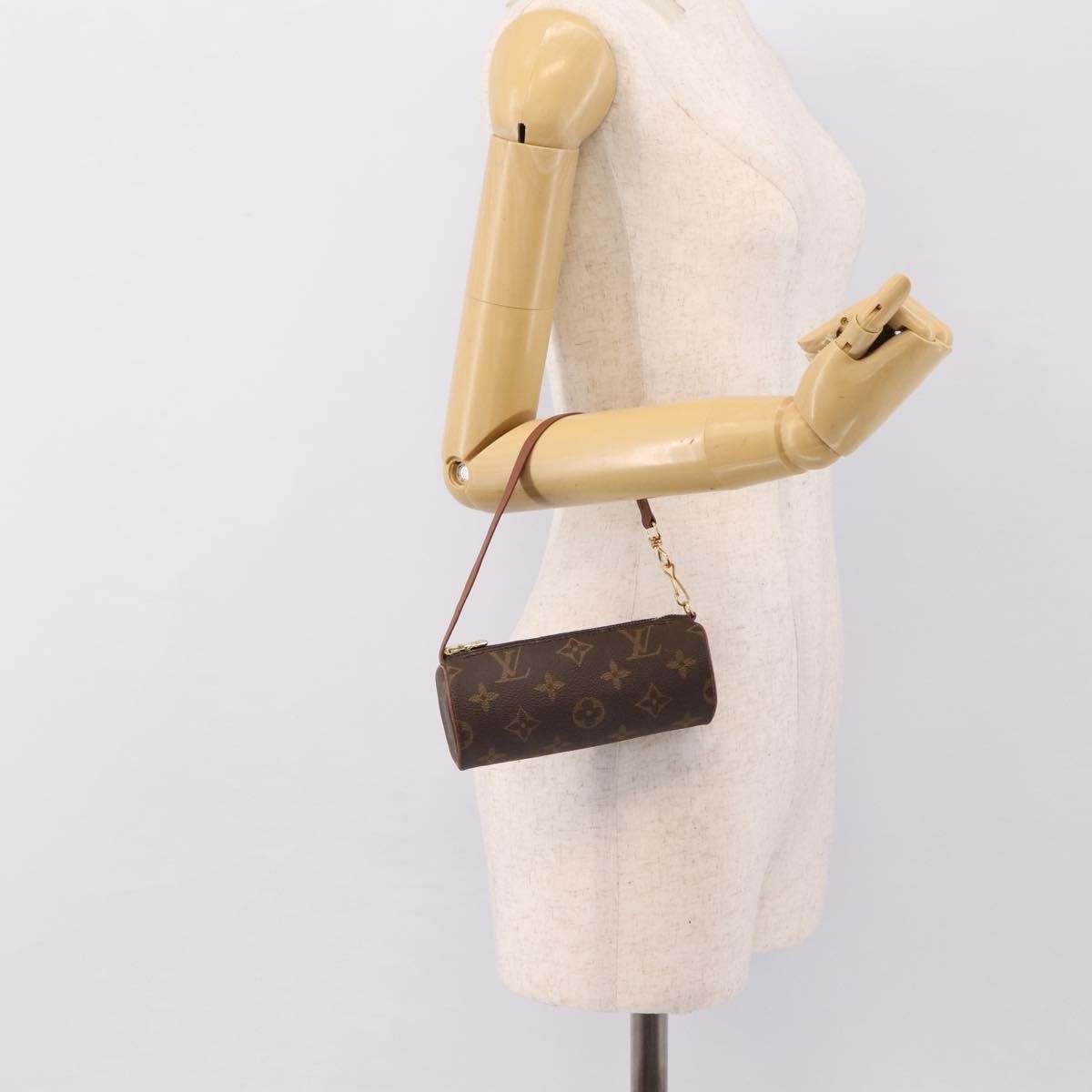 Louis Vuitton Papillon Pochette Monogram Canvas, Brown, Canvas, Clutch