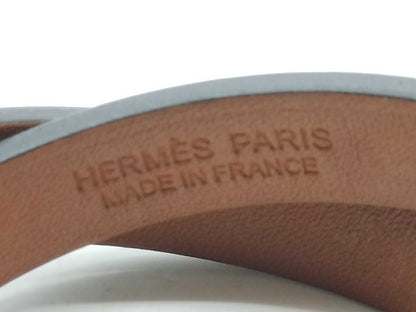 Hermes Kelly Double Tour Bracelet Leather, Neutral, Leather, Bracelet
